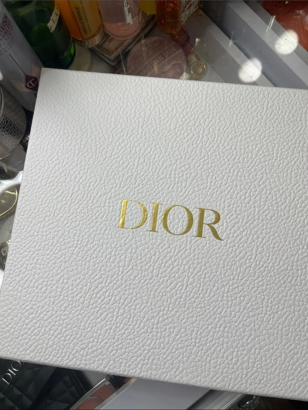 Dior beverage set with silicone star mould and two golden tone stir Rods